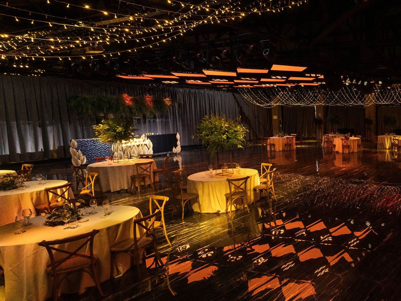 Ambientación Boho Chic en el salón de Bayres Eventos